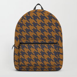 Houndstooth pattern. Brown and Navy Blazer colors. Backpack | Tooth, Fabric, Decoration, Geometric, Textile, Graphicdesign, Traditional, Ornament, Graphic, Art 