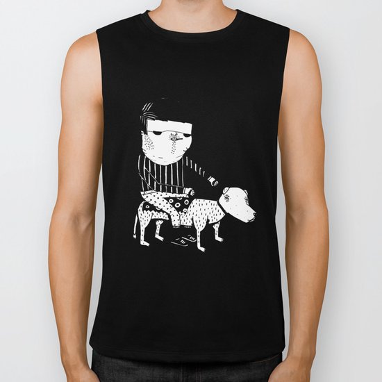 Jack the Dog Rider Biker Tank