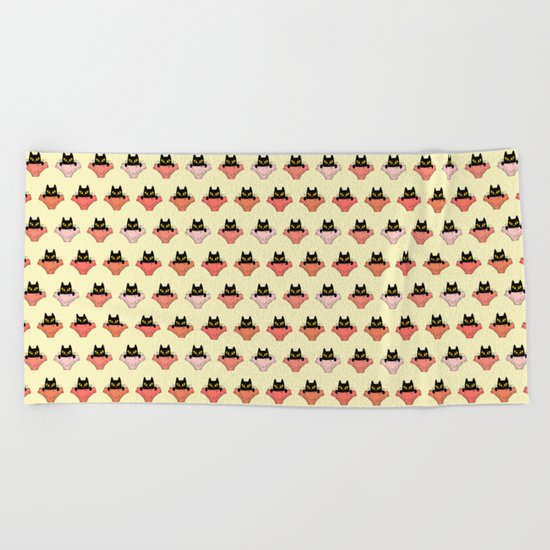 Pussycat Beach Towel
