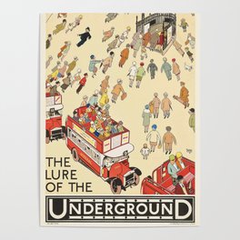 London Underground Vintage Poster