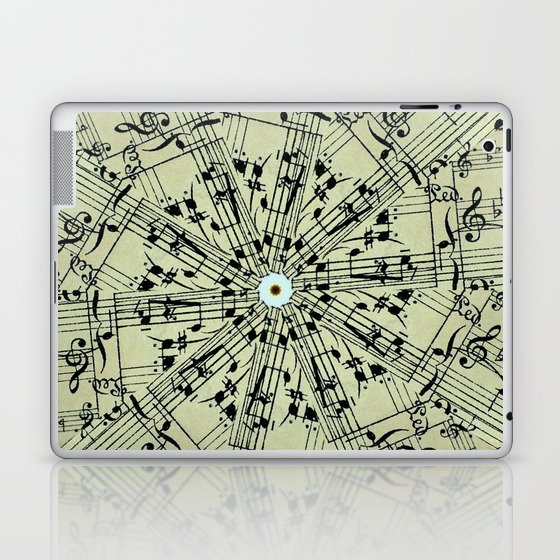 Sheet Music Background Laptop & iPad Skin