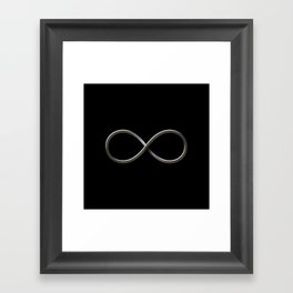 Infinity symbol Framed Art Print