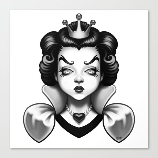 Snow White's Disenchantment Canvas Print