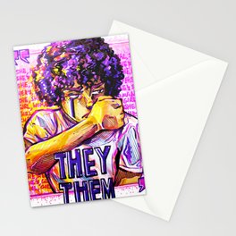 misgendered trans- they/them nonbinary Stationery Card