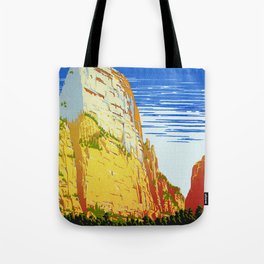 Zion National Park - Vintage Travel Tote Bag