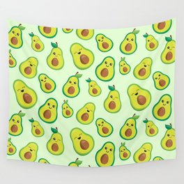 Cute Avocado Pattern Wall Tapestry