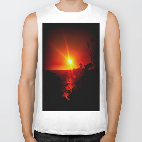 As the Sunsets Biker Tank