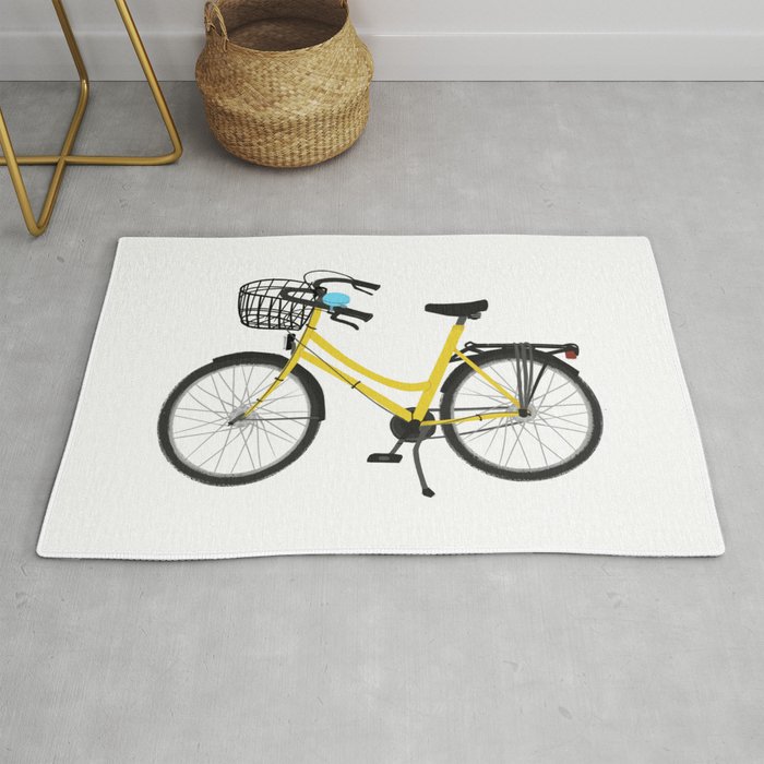I want to ride my bicycle Rug