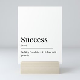 Success definition Mini Art Print
