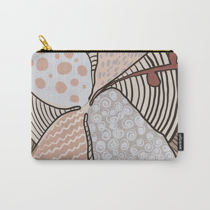 Abstract flower acrylic  Carry-All Pouch