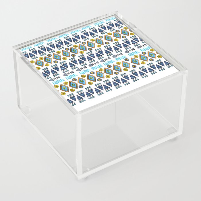 Nubian Pattern Acrylic Box