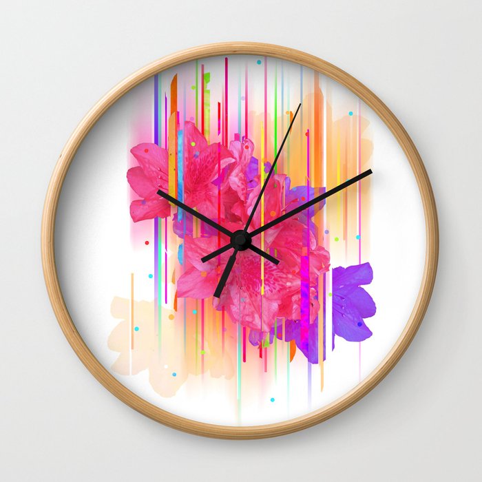 Birthday Bouquet (for Mikki) Wall Clock
