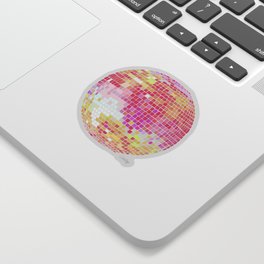 Disco Ball – Pink Ombré Sticker