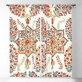 Bokhara Suzani Southwest Uzbekistan Embroidery Print Blackout Curtain