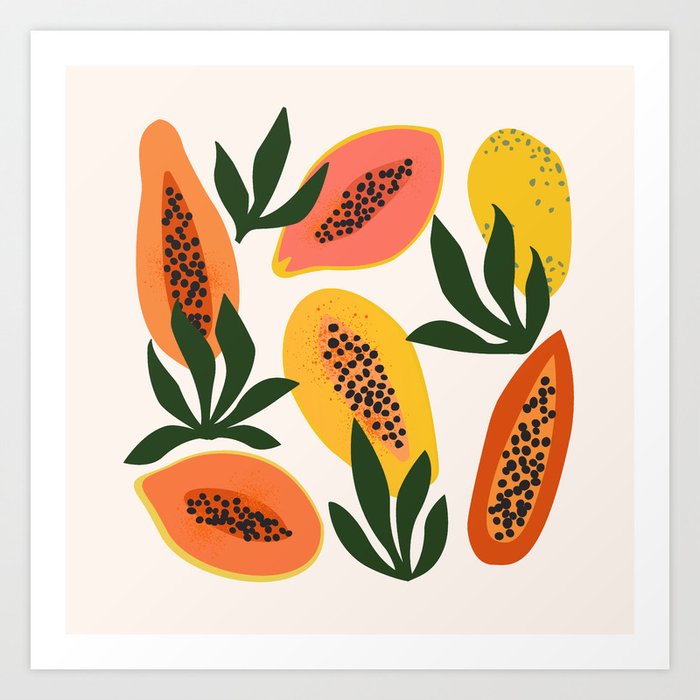  Papaya Art Print