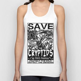 SAVE THE CRYPTIDS Unisex Tank Top