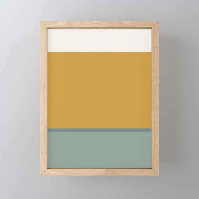 Contemporary Color Block XXVIII Framed Mini Art Print