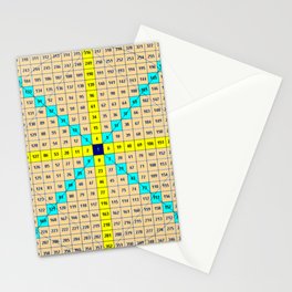 Gann's square of 9 Stationery Cards
