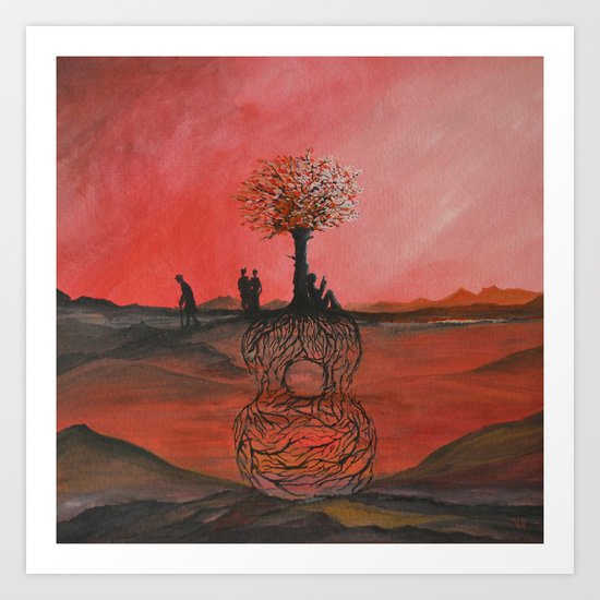 Track 3: Songs from the tree Art Print