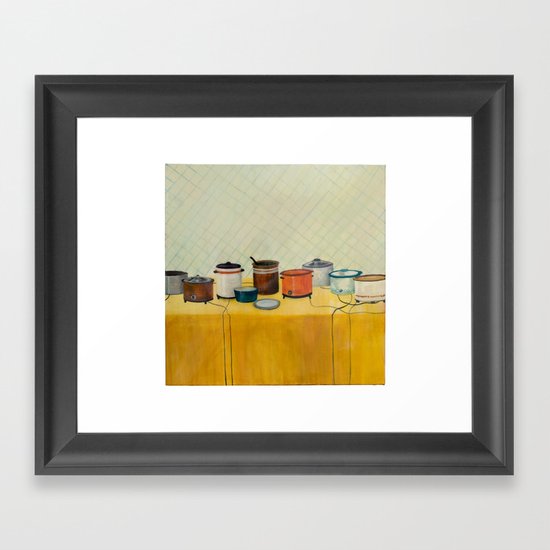 Pitch In Framed Art Print