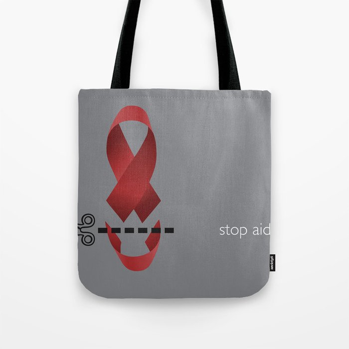 stop aids Tote Bag
