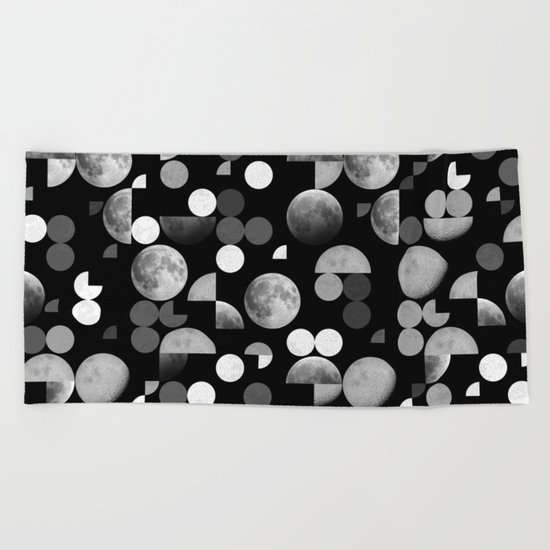Moons Beach Towel