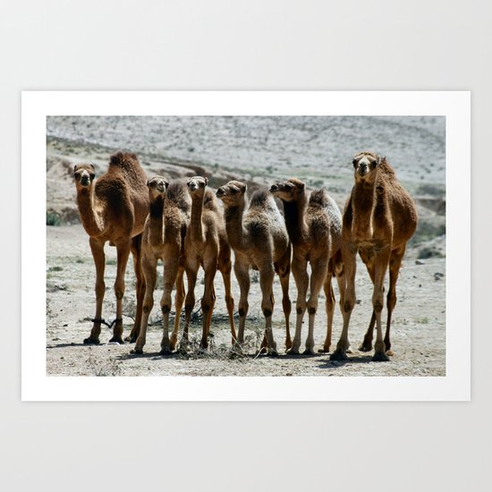 Happy Big Nice Family Art Print