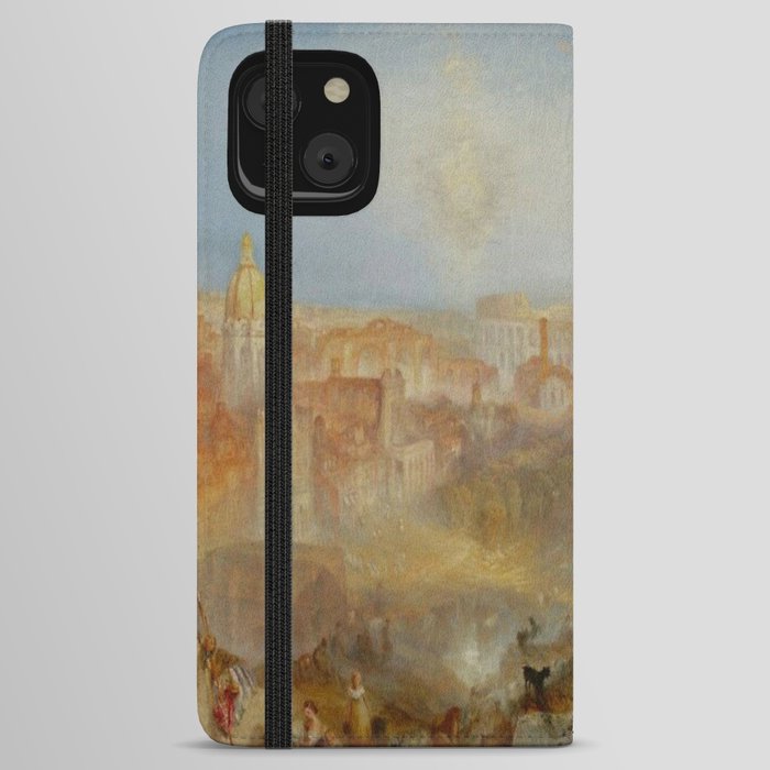 Joseph Mallord William Turner Modern Rome – Campo Vaccino iPhone Wallet Case