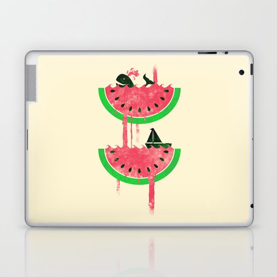 Watermelon falls Final Laptop & iPad Skin
