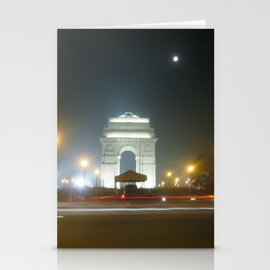 Rush Hour - India Gate Stationery Cards