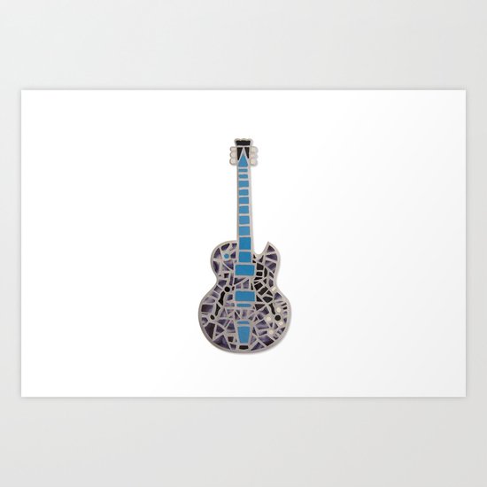 Gitar Art Print