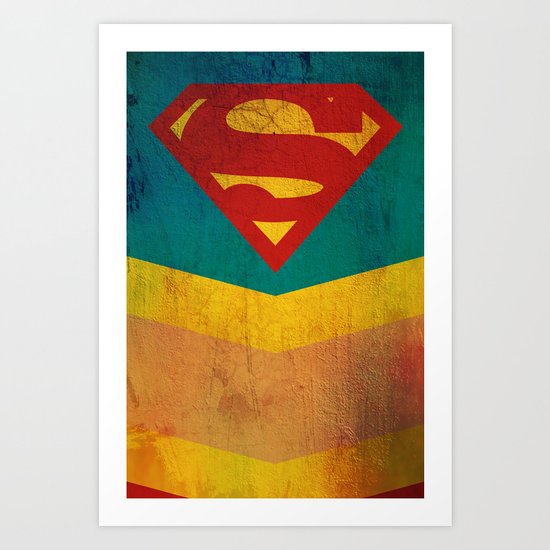 Supergirl Art Print
