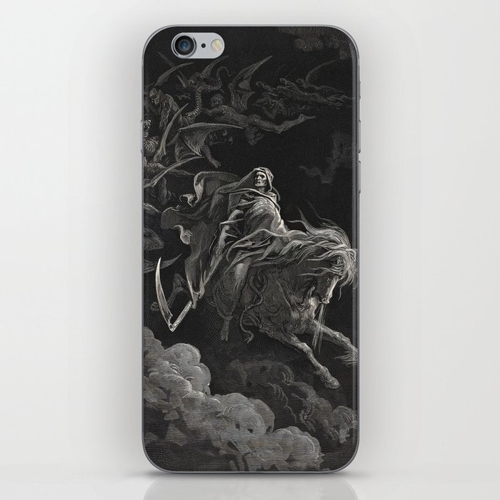 The Vision of Death, 1866 by Gustave Dore iPhone Skin