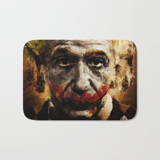 Einstein The Joker (Relatively Funny) Bath Mat