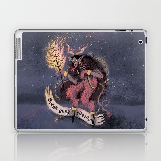 Krampus – Break your Chains! Laptop & iPad Skin