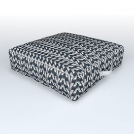 Silver shackle pattern Outdoor Floor Cushion