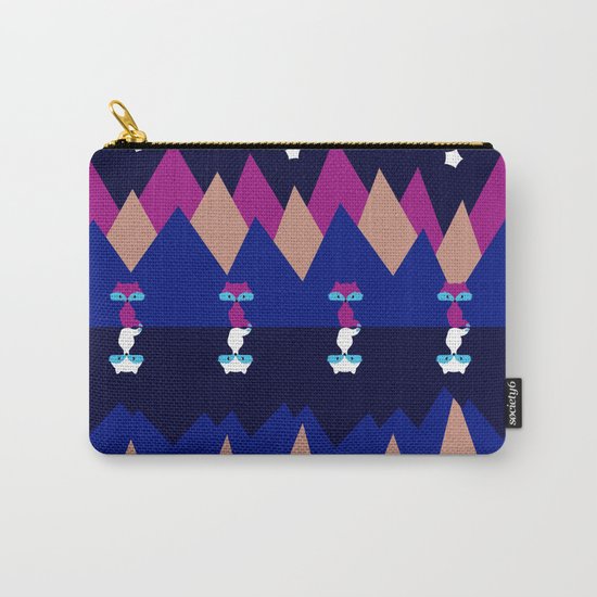 Foxes and shadows Carry-All Pouch