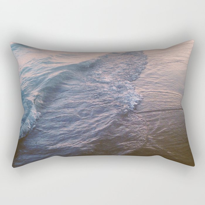 Sunset waves Rectangular Pillow
