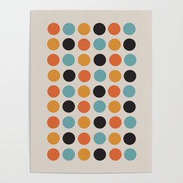 Bauhaus dots Poster