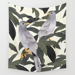 Birds in the jungle II Wall Tapestry