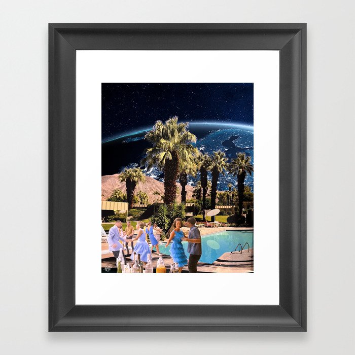 Palm Springs Soiree Framed Art Print