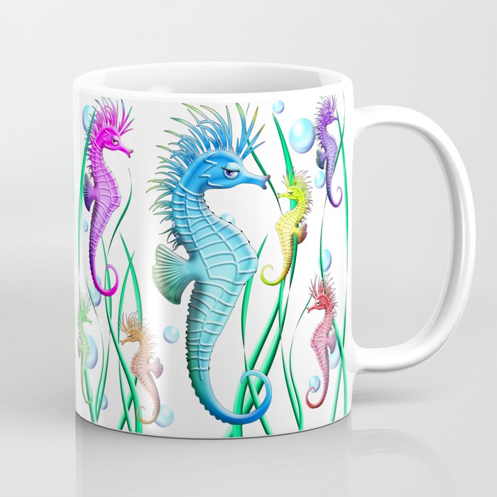 Seahorses Underwater Scenery Coffee Mug