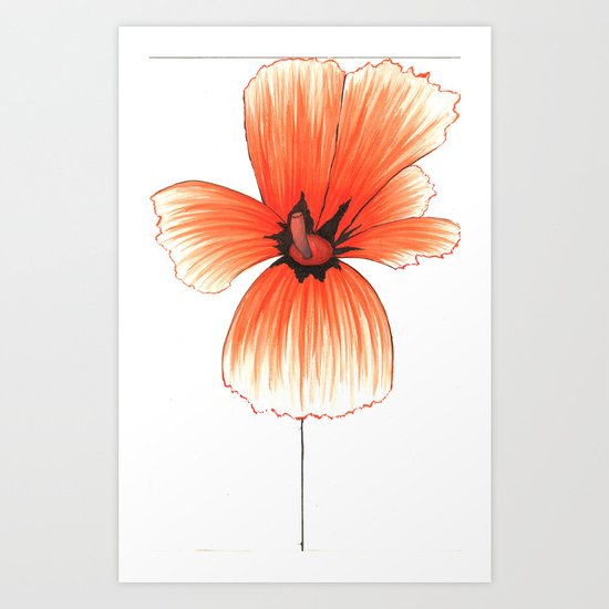 Poppy!! Art Print