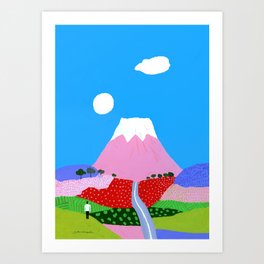 The earth is forever. Art Print