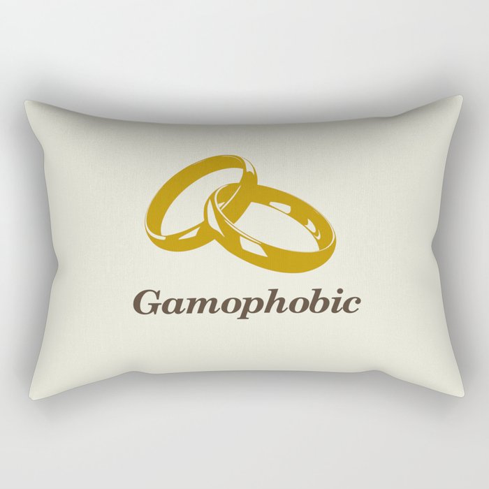 Gamophobic Rectangular Pillow