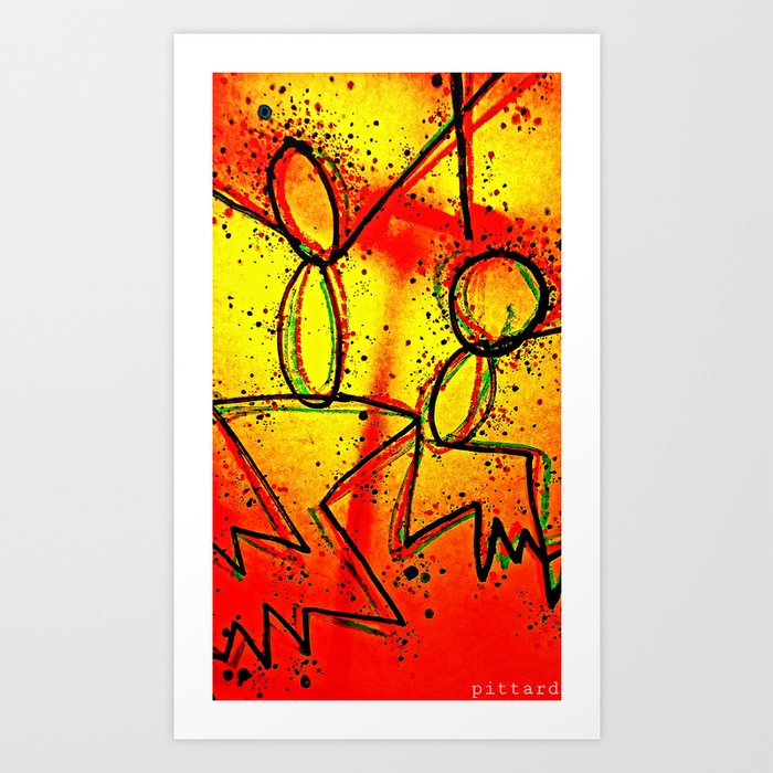 mister brownstone. Art Print by Charles Pittard Society6