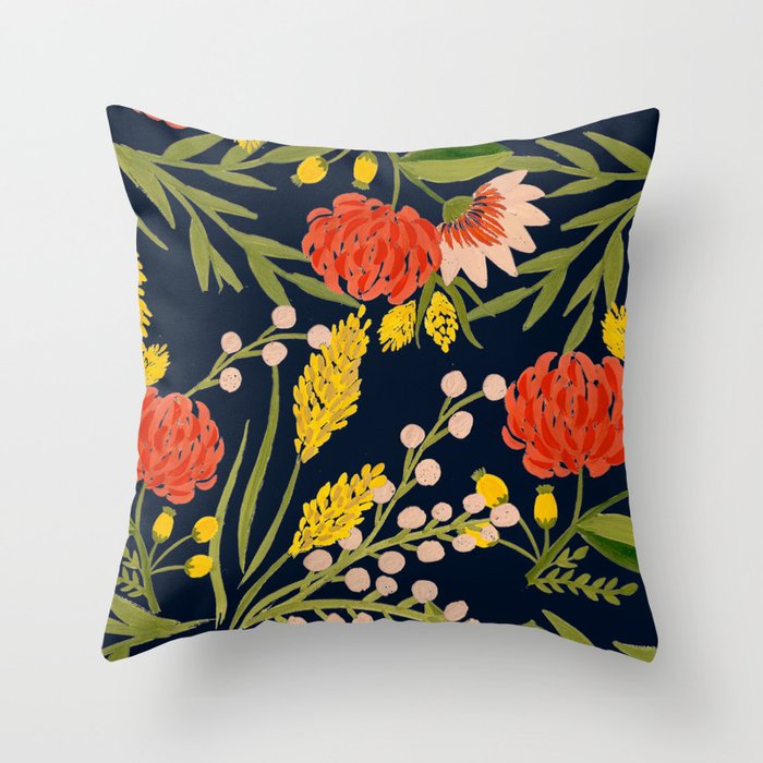 Chasing Colors Throw Pillow