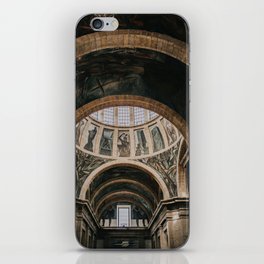 Mexico Photography - The Beautiful Ceiling Of A Majestic Building iPhone Skin