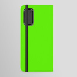 fluorescent neon green Android Wallet Case