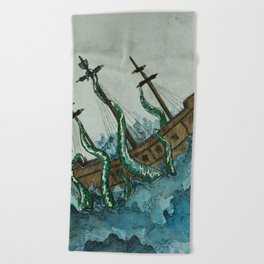 The Kraken Beach Towel